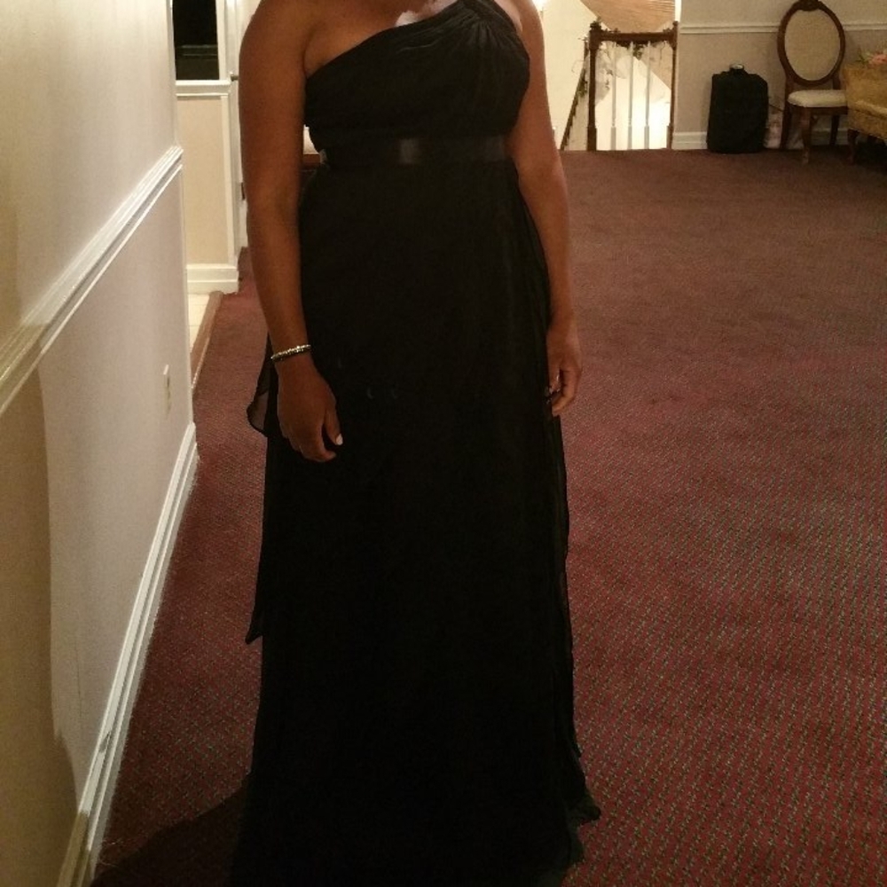 Adrianna Papell long black dress